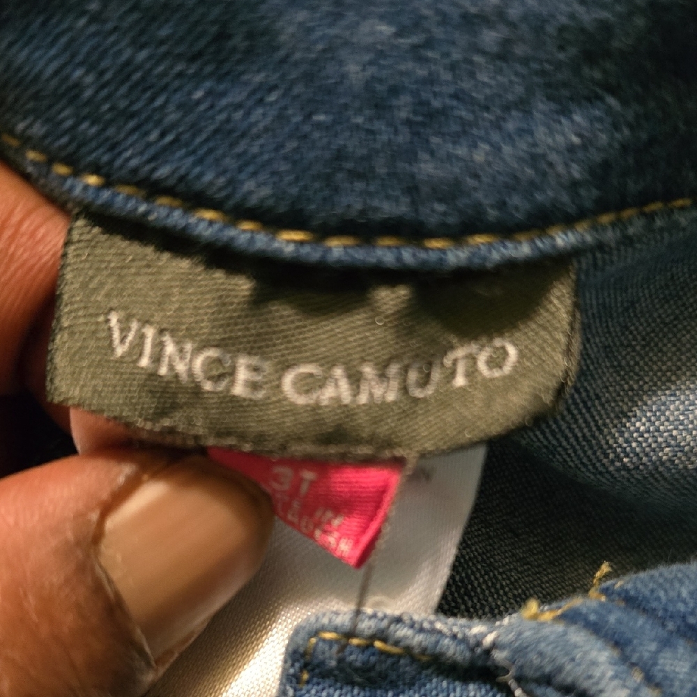 Vince Camuto Blue Denim Jeans Classic Dark Wash